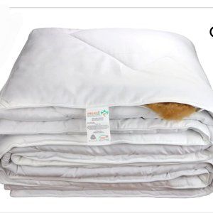 Organic king camel wool comforter